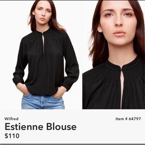 Aritzia estienne blouse